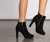 Level Up – Stiefeletten mit Plateau und Blockabsatz